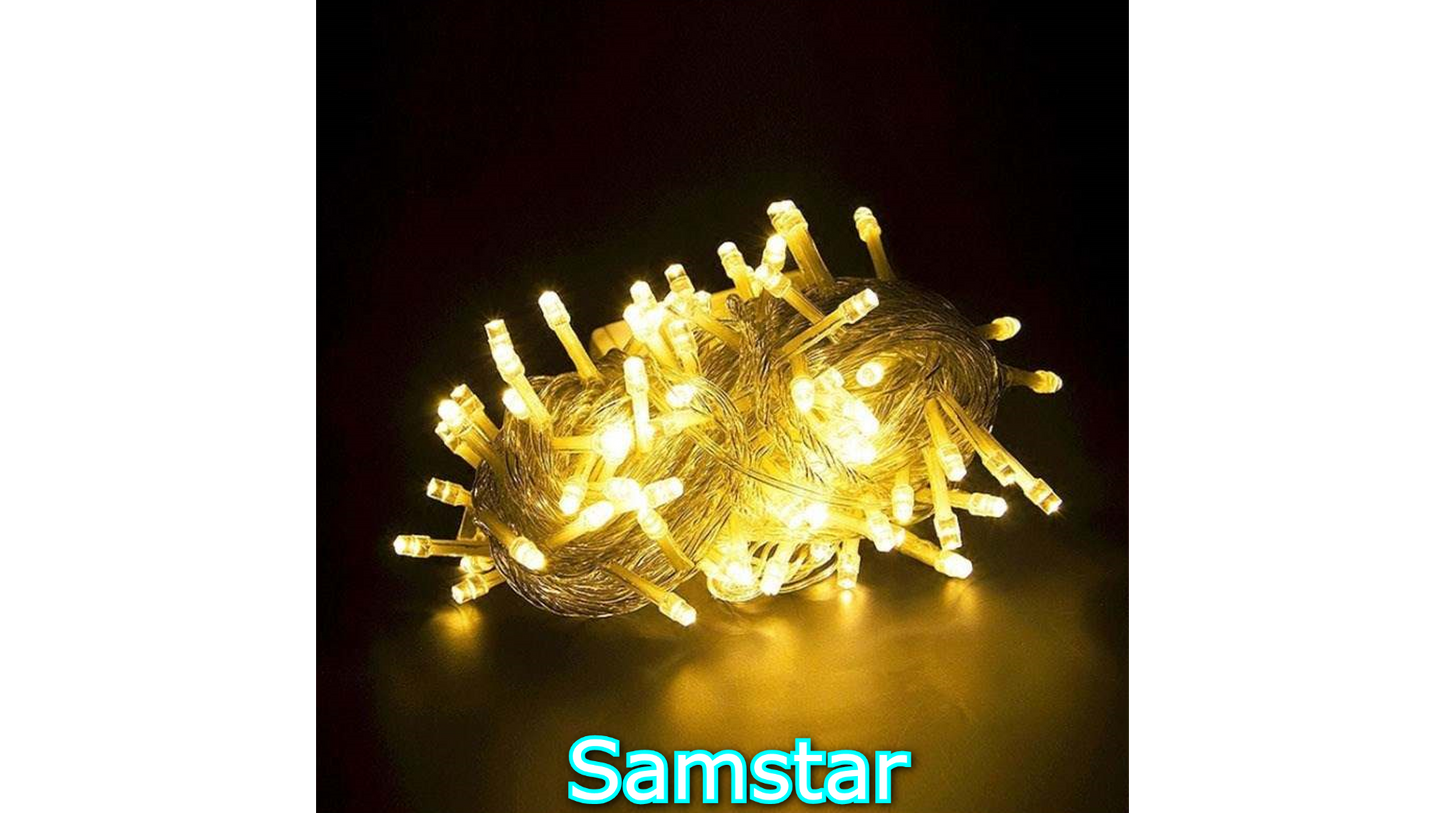 Kerstverlichting - 10 Meter - 100 LED's - IP44 Water Bescherming - 8 Standen - Aan Elkaar Te koppelen