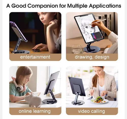 360° Desktop Device Houder - Telefoon - iPad - Tablets - iPhone - Houder - Multifunctionele Houder