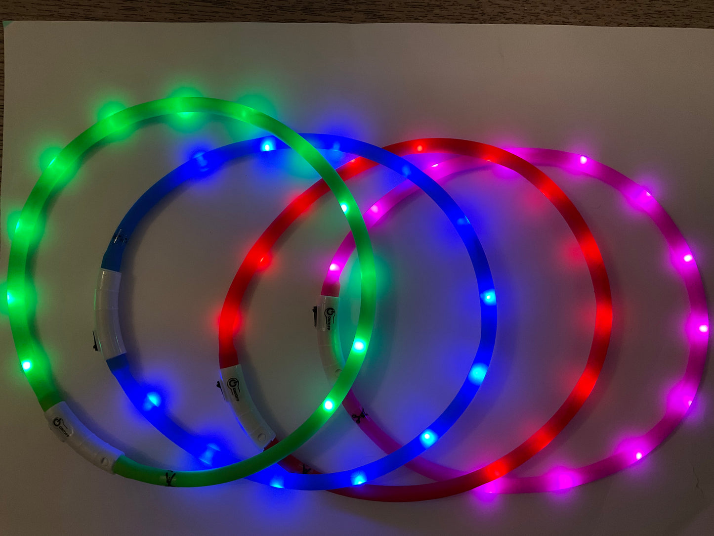 Hondenhalsband met Verlichting (USB Oplaadbaar)