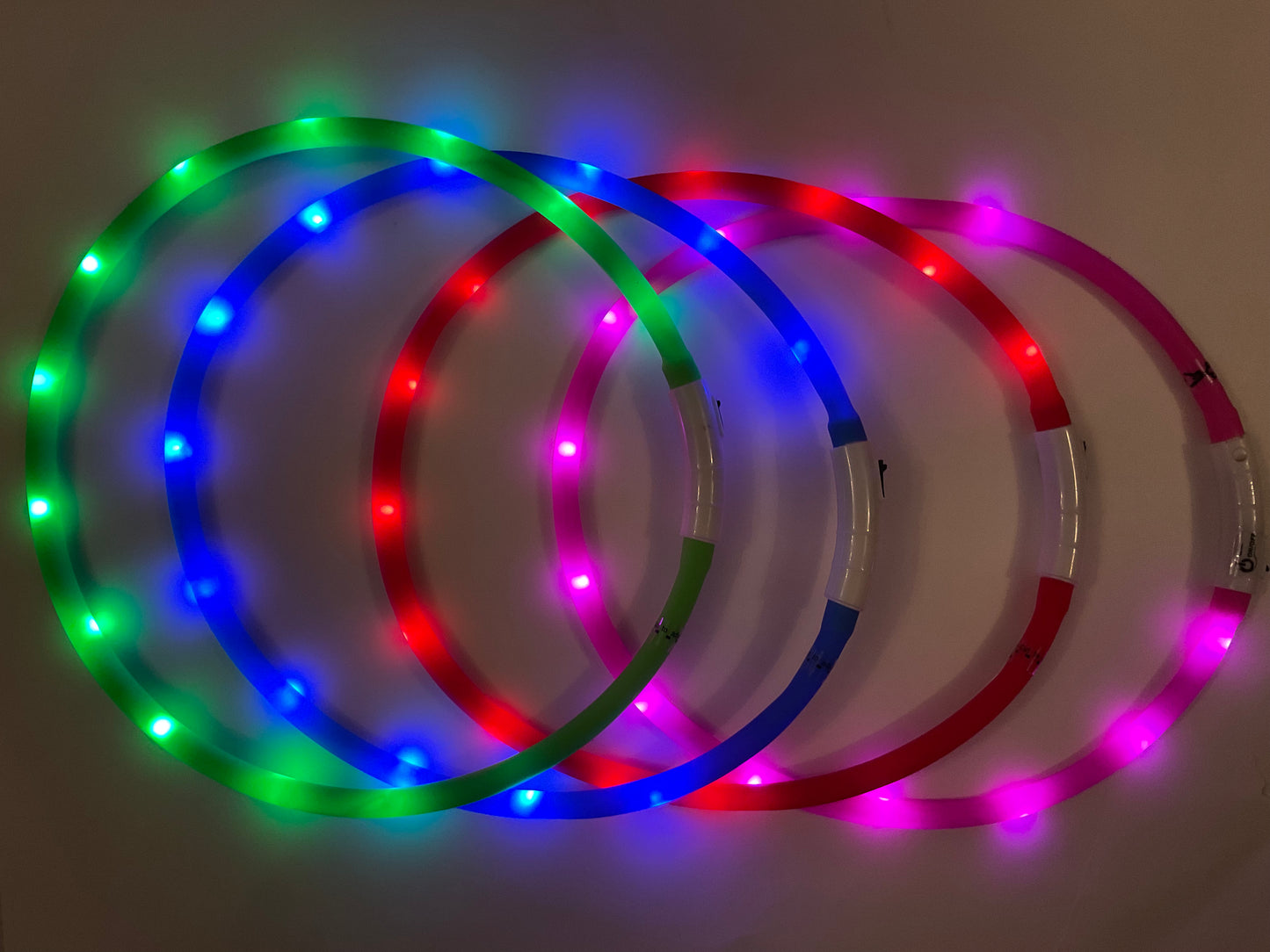 Hondenhalsband met Verlichting (USB Oplaadbaar)