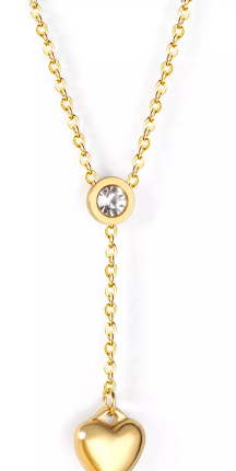 Ketting met Hartje (Goud & Zilver)