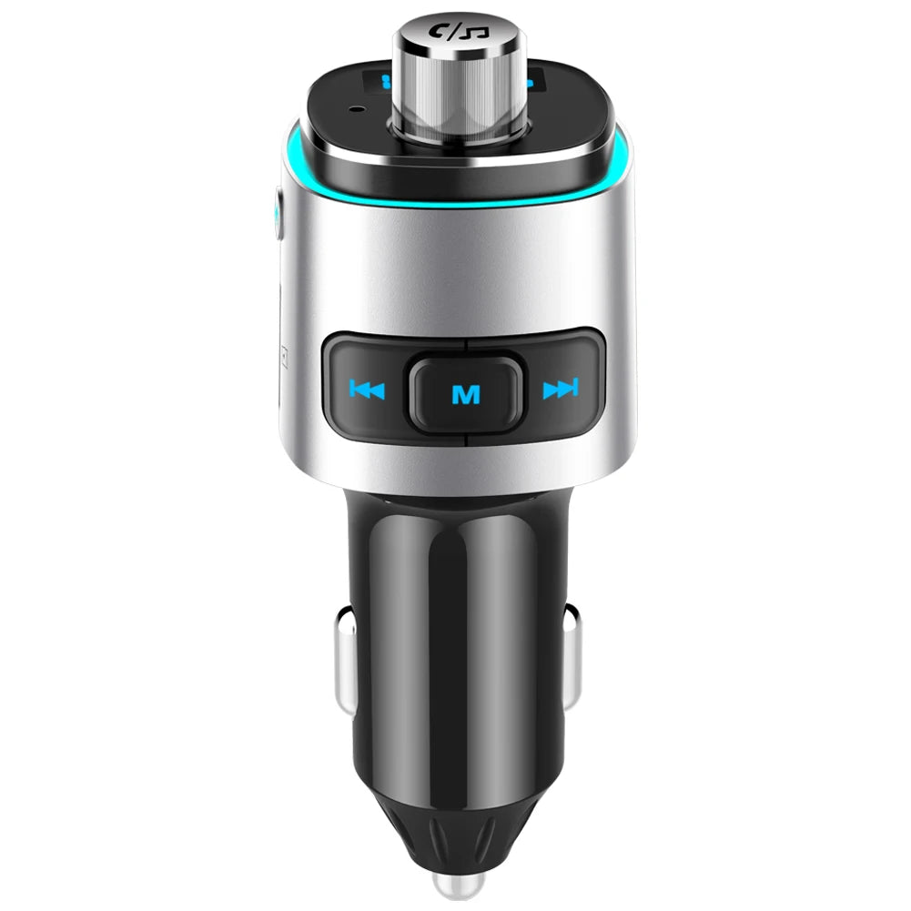 Auto Carkit - Bluetooth FM Transmitter - Ultra Fast Auto Lader - Handsfree - MP3 - USB - SD Kaart - Audio Receiver