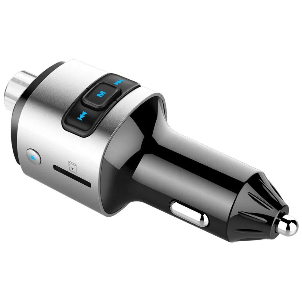 Auto Carkit - Bluetooth FM Transmitter - Ultra Fast Auto Lader - Handsfree - MP3 - USB - SD Kaart - Audio Receiver